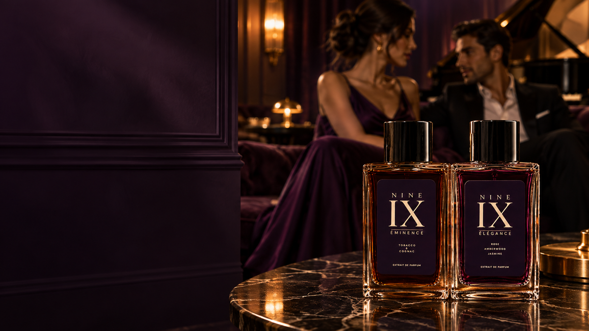 EMINENCE and ELEGANCE by NINE IX in an evening lounge
